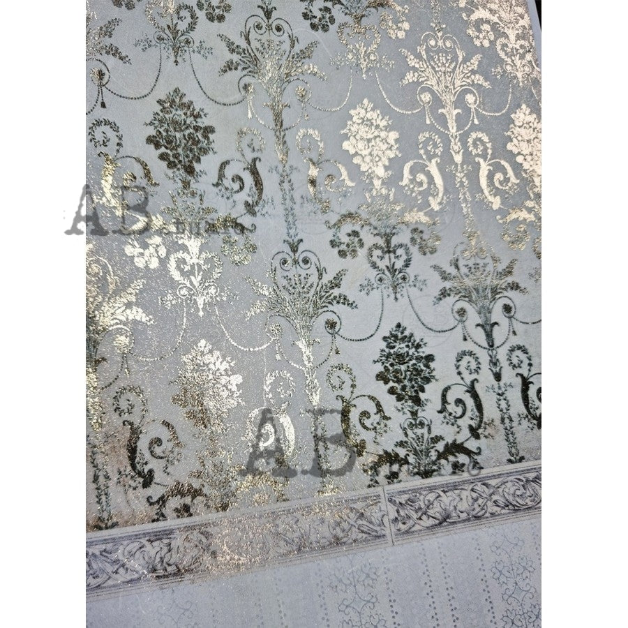ABstudio Rice Paper Colour/Gold-Gilded - 1527 (A4)