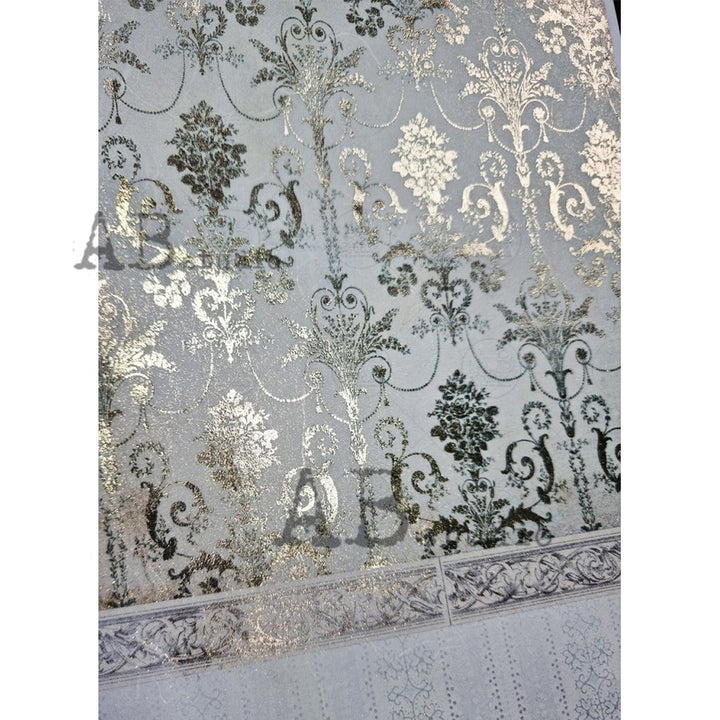 ABstudio Rice Paper Colour/Gold-Gilded - 1527 (A4)