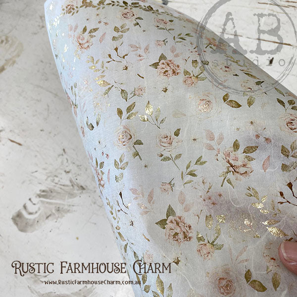ABstudio Rice Paper Colour/Gold-Gilded - 1014 (A4)