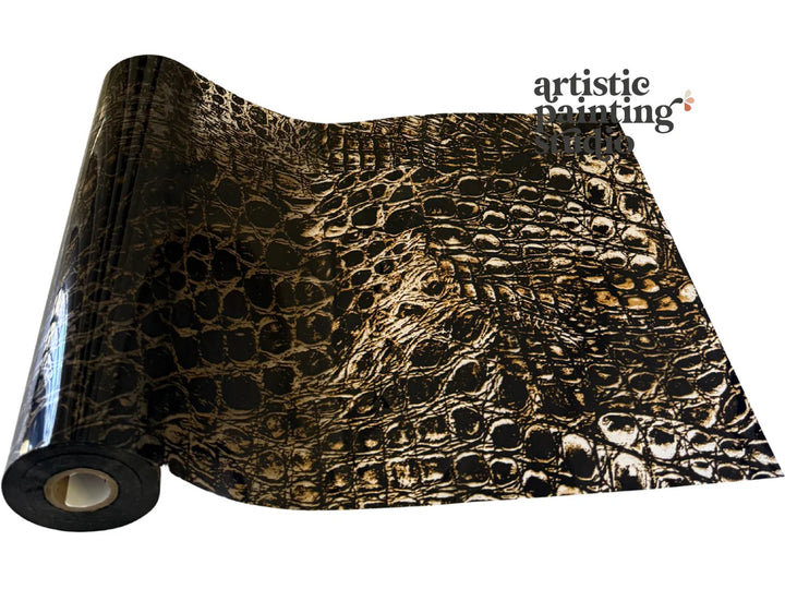 Artistic Painting Studio Metallic Foil - COOPER CROCODILE (Semi-Transparent)