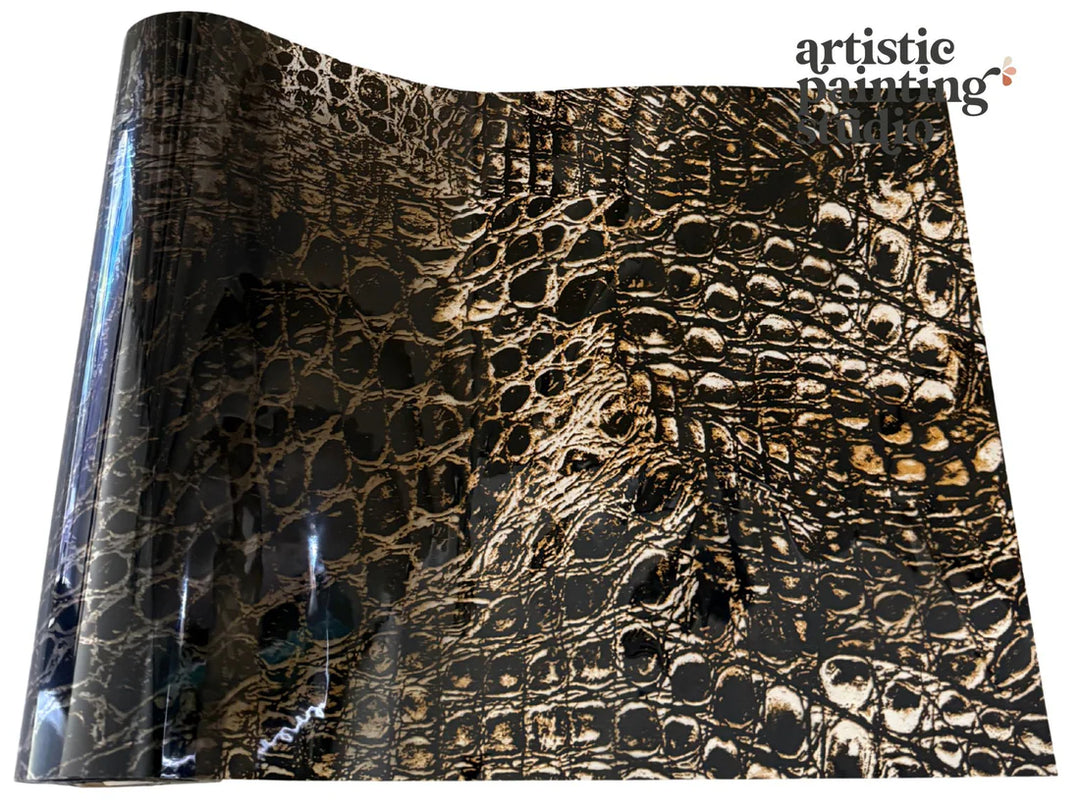 Artistic Painting Studio Metallic Foil - COOPER CROCODILE (Semi-Transparent)