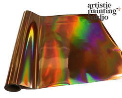 COPPER RAINBOW HOLOGRAM Metallic Foil - Rustic Farmhouse Charm