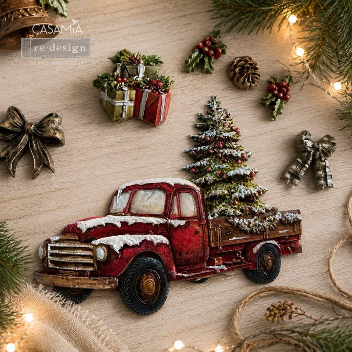 NEW! Redesign Mould - COUNTRY CHRISTMAS DELIVERY (5" x 8")