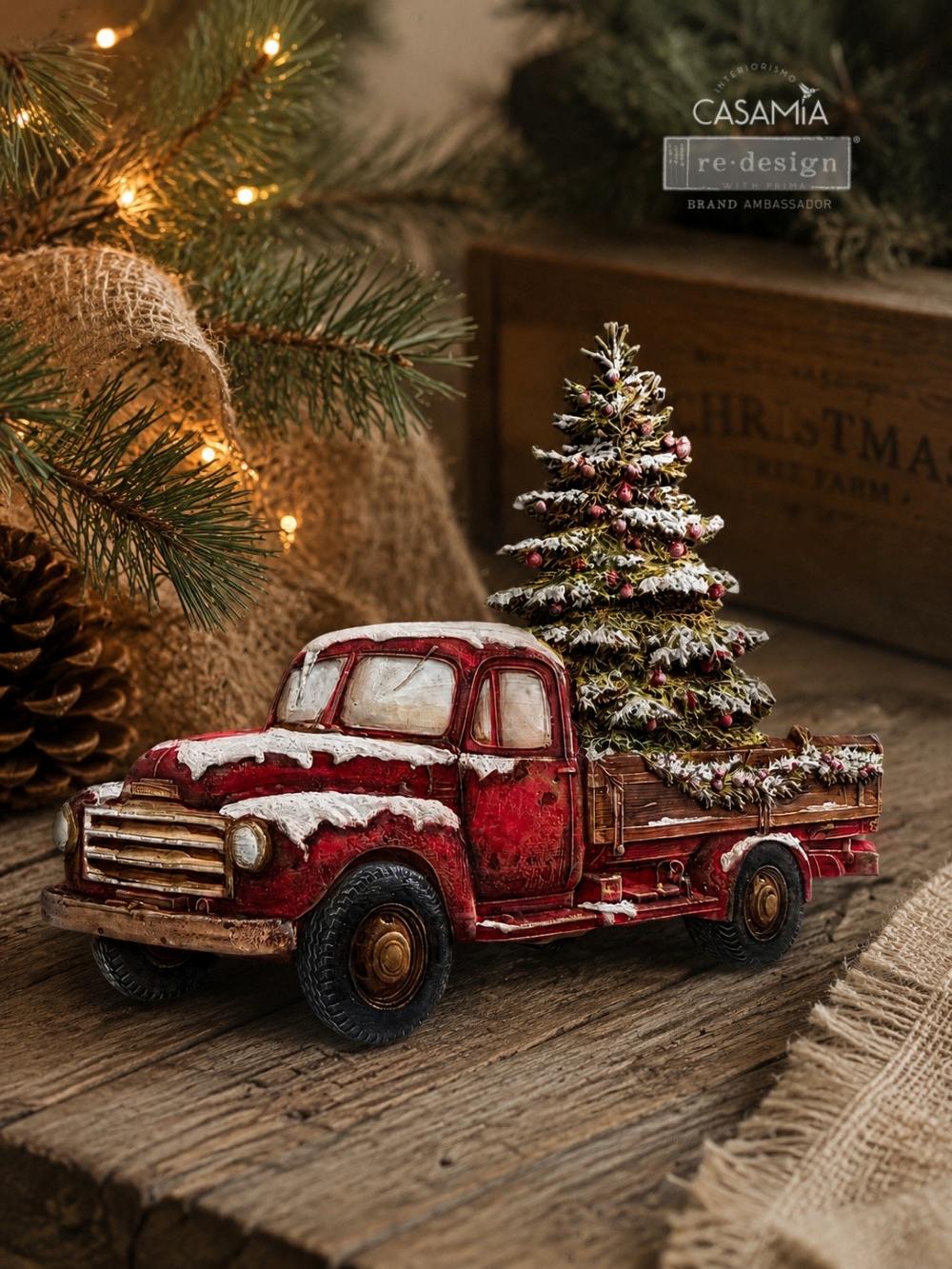 NEW! Redesign Mould - COUNTRY CHRISTMAS DELIVERY (5" x 8")