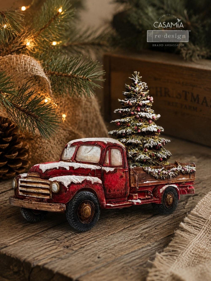 NEW! Redesign Mould - COUNTRY CHRISTMAS DELIVERY (5" x 8")