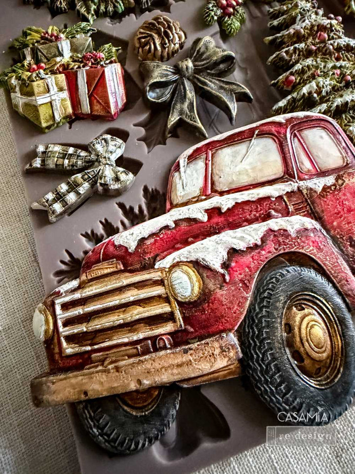 NEW! Redesign Mould - COUNTRY CHRISTMAS DELIVERY (5" x 8")