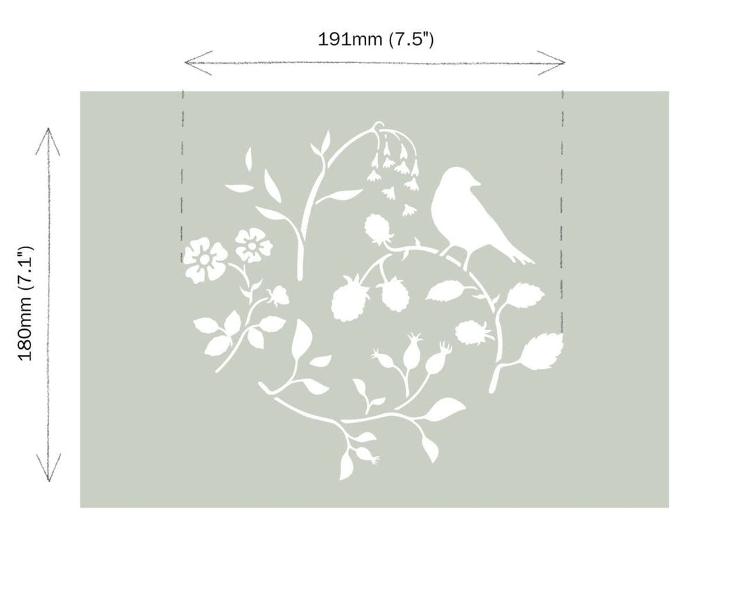 Annie Sloan Stencil Set - COUNTRYSIDE BIRD