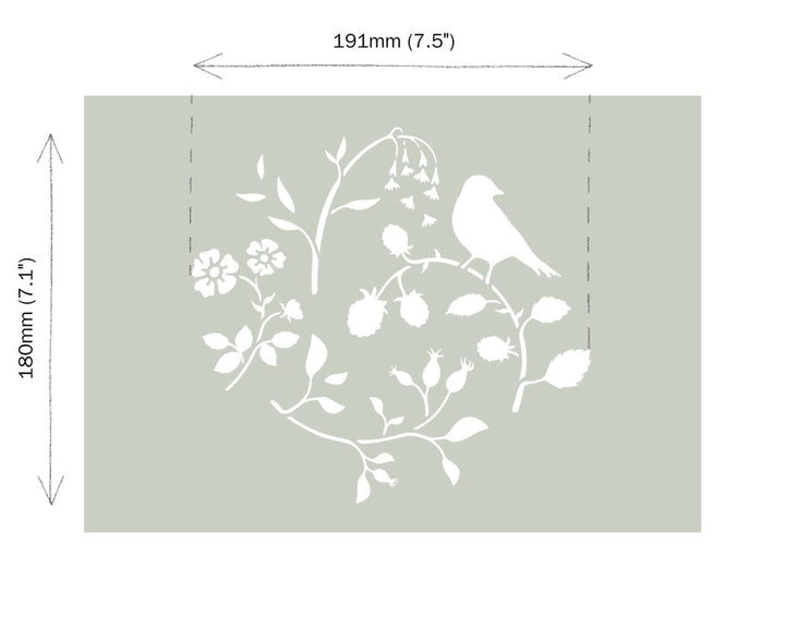 Annie Sloan Stencil Set - COUNTRYSIDE BIRD