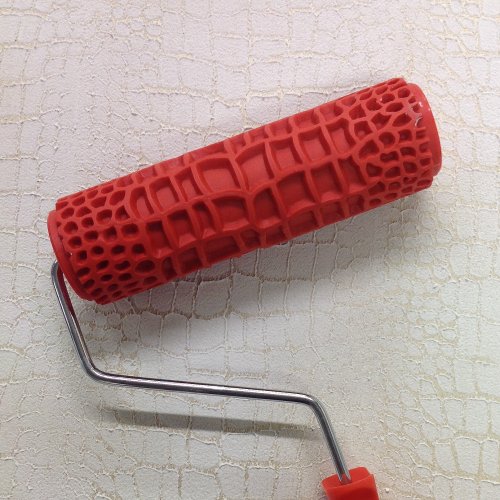 Decorative Art Roller - Crocodile Skin - Rustic Farmhouse Charm