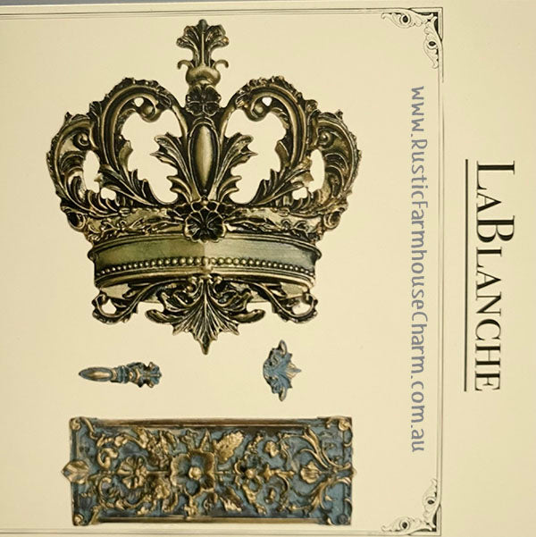 LaBlanche Mould - CROWN & ORNAMENT (12.7 cm x 20.3 cm)