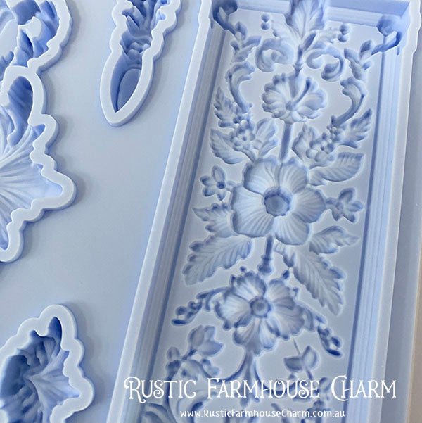LaBlanche Mould - CROWN & ORNAMENT (12.7 cm x 20.3 cm)