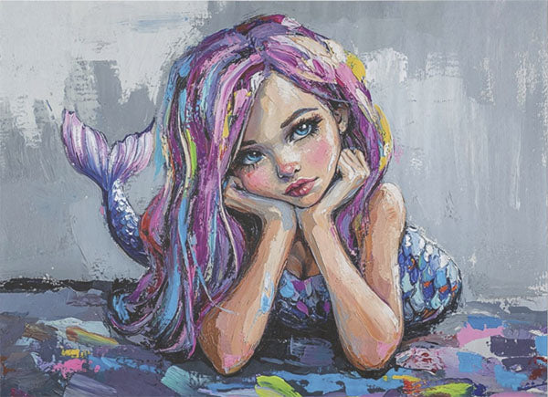 Decoupage Tissue Paper - Daydreaming Mermaid (53.34cm x 73.66cm)