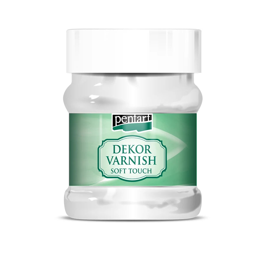 DEKOR VARNISH SOFT TOUCH by Pentart 230ml - Rustic Farmhouse Charm