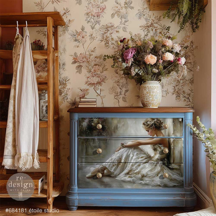 NEW! Redesign A1 Decoupage Fibre Paper - ÉTOILE STUDIO by Kacha (59.44cm x 84.07cm) - Rustic Farmhouse Charm