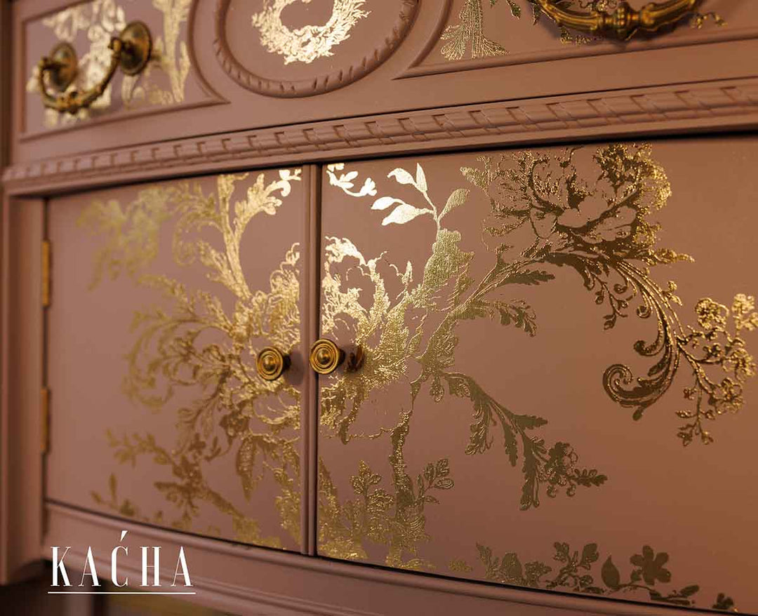 NEW! Redesign Gold Foil Transfer - EGLANTINE ELEGANCE (45.72cm x 60.96cm)