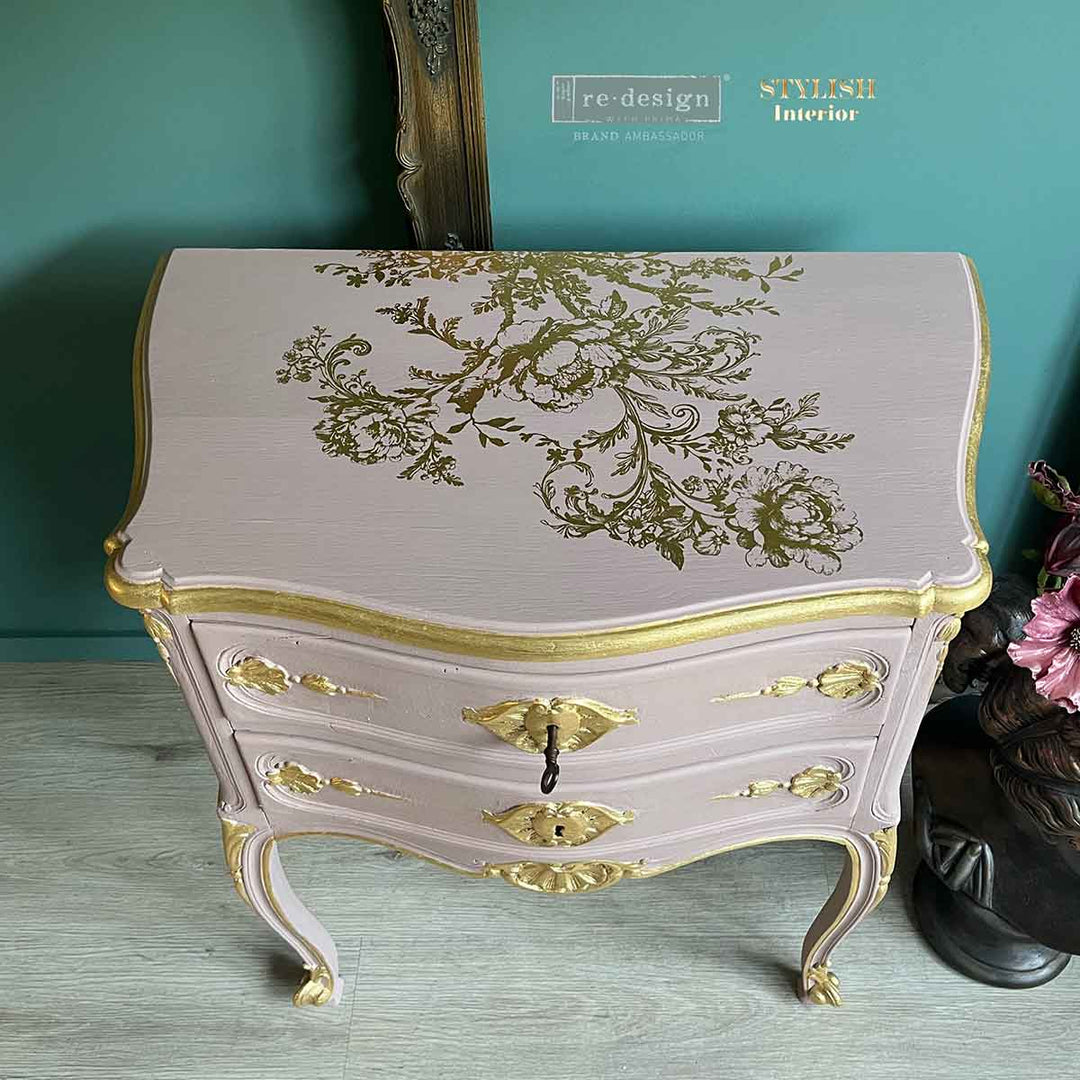 NEW! Redesign Gold Foil Transfer - EGLANTINE ELEGANCE (45.72cm x 60.96cm)