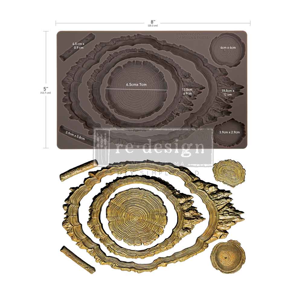 NEW! Redesign Mould - EVERGREEN & EMBERS (5" x 8")