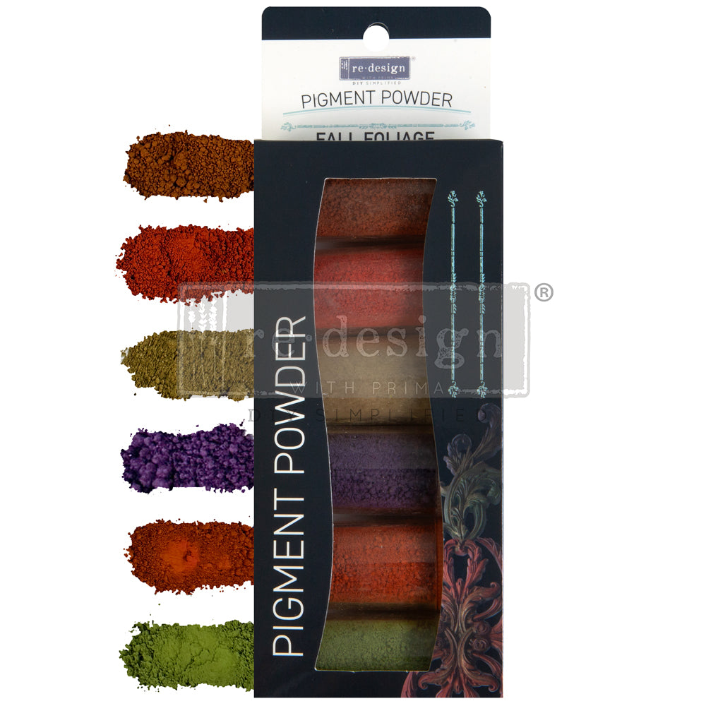FALL FOLIAGE Pigment Powder Set by Redesign - Rustic Farmhouse Charm