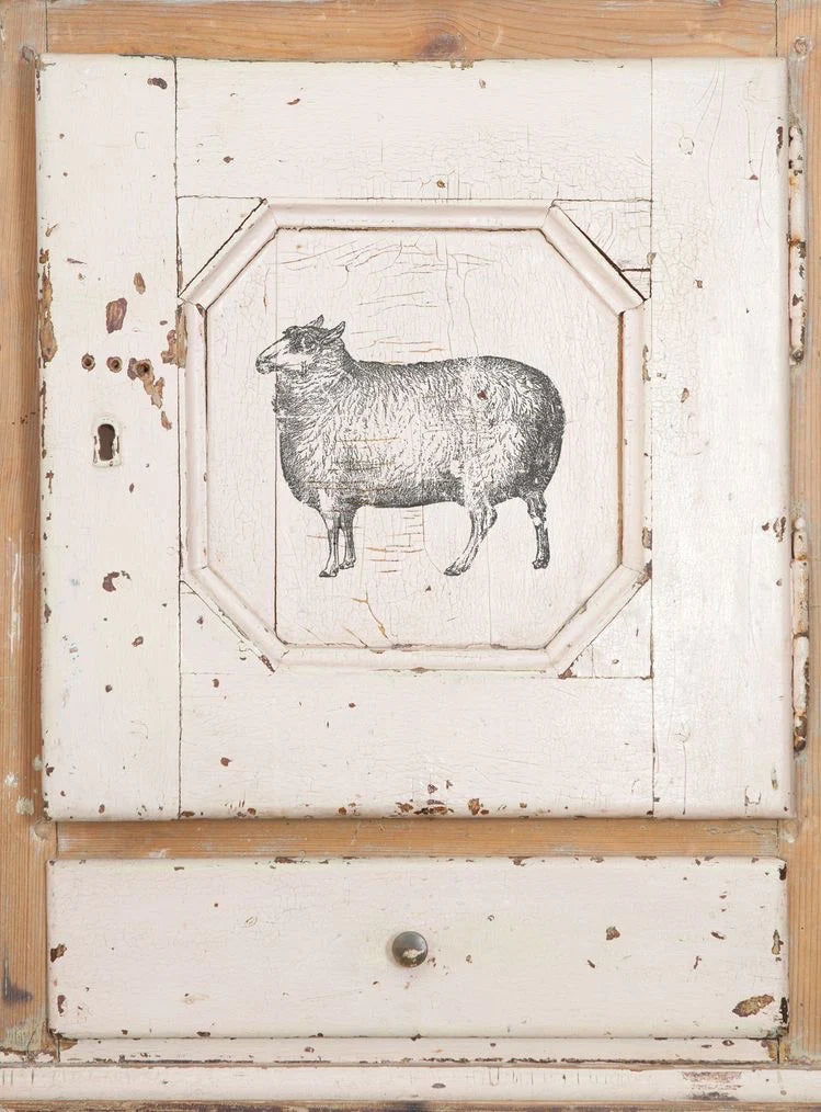 FARM ANIMALS Stamp by IOD (12"x12", 30.48cm x 30.48cm) - Rustic Farmhouse Charm