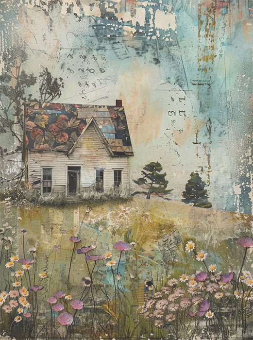Decoupage Tissue Paper - Farmhouse & Meadows (38.1cm x 50.8cm) - Rustic Farmhouse Charm