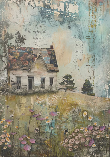 Decoupage Tissue Paper - Farmhouse & Meadows (35.56cm x 50.8cm) - Rustic Farmhouse Charm