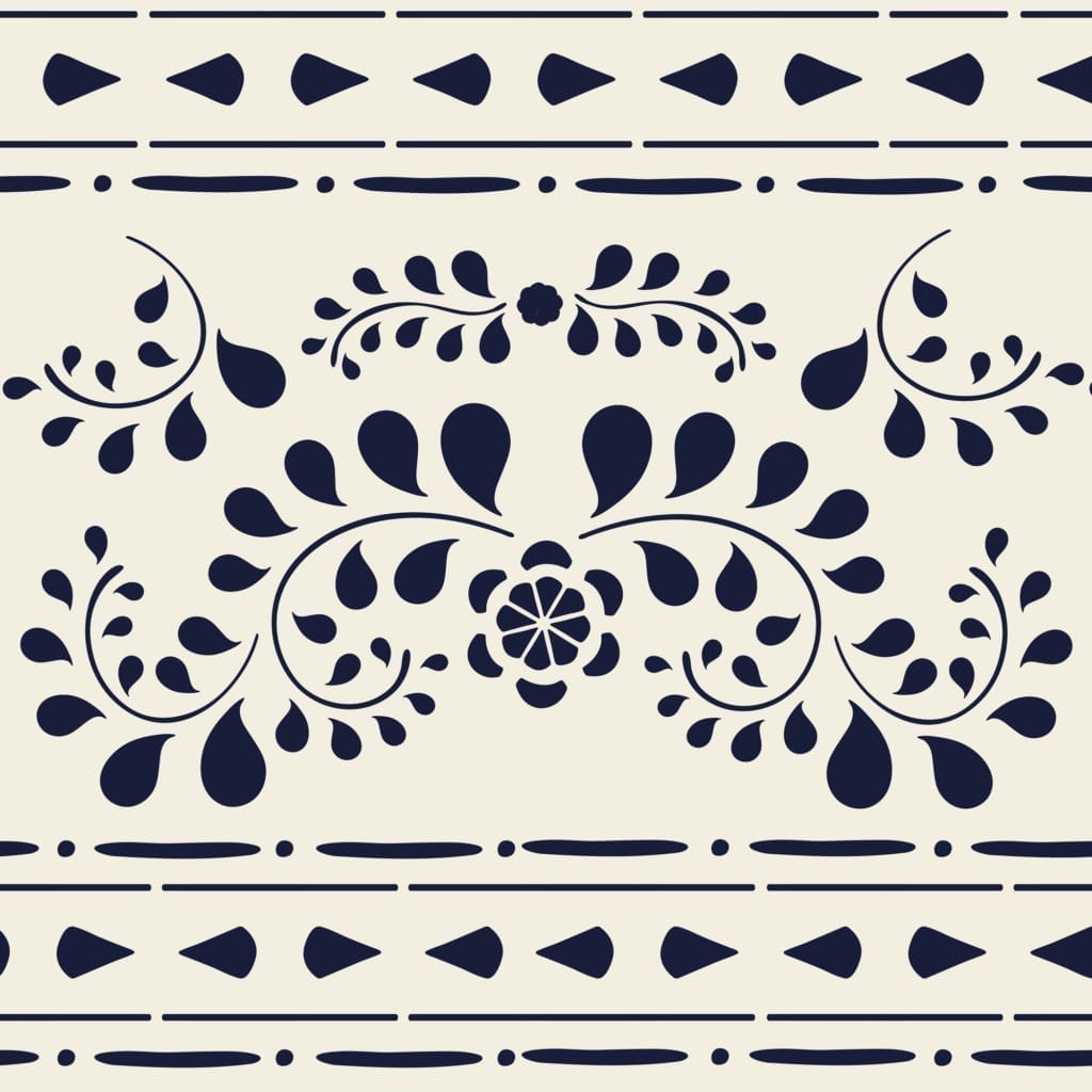 Annie Sloan Stencil Set - FAUX BONE INLAY