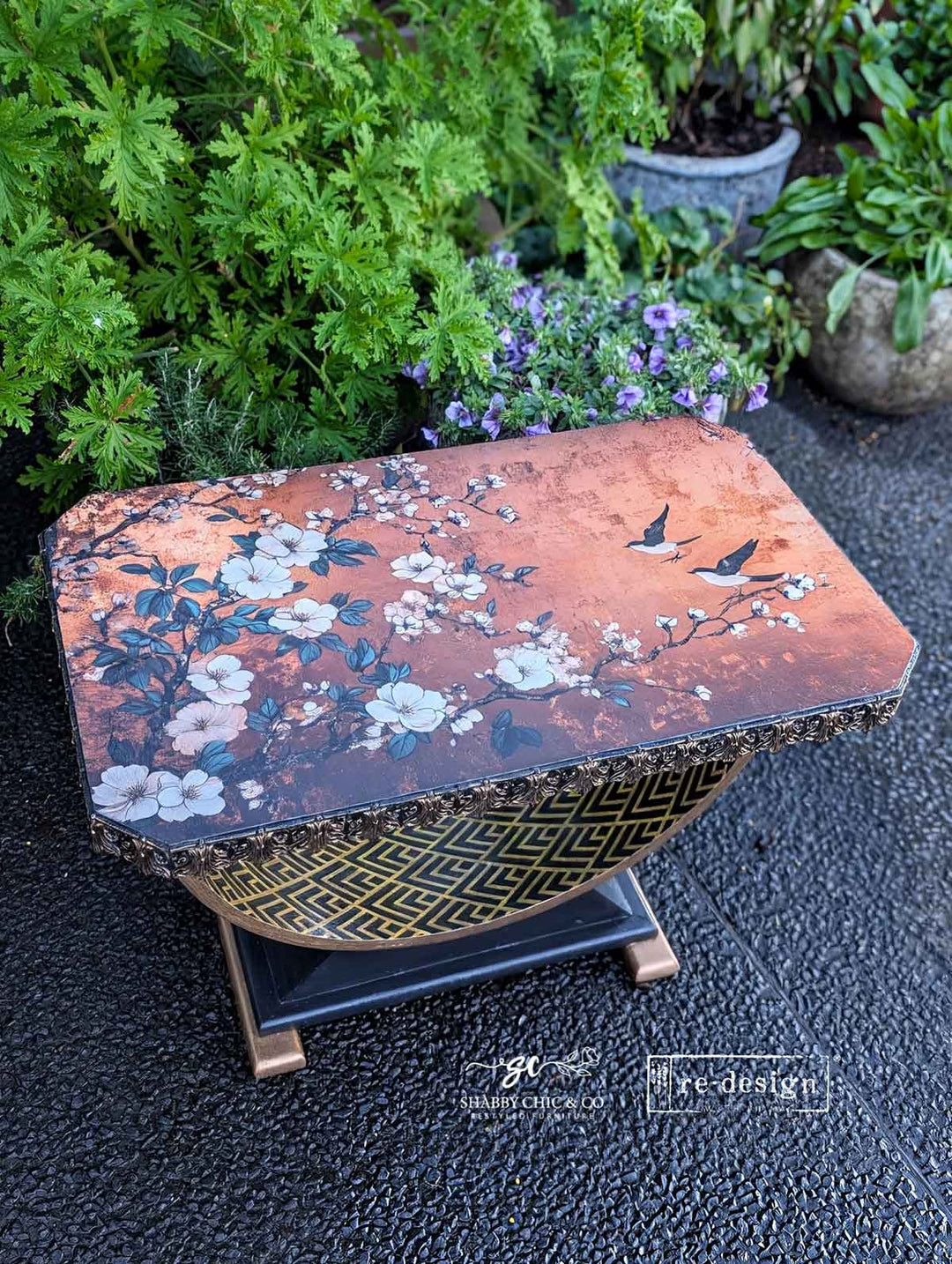NEW! Redesign A1 Decoupage Fibre Paper - FEATHERS IN THE GLOW (59.44cm x 84.07cm) - Rustic Farmhouse Charm