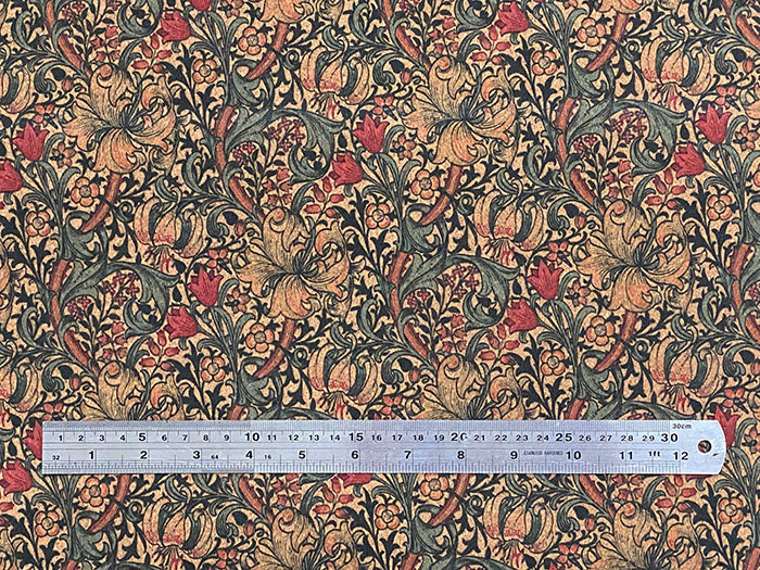 Adhesive Cork Fabric - FLORENTINE VINE