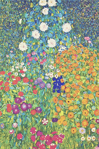 Decoupage Tissue Paper - Flower Garden by Gustav Klimt (50.8cm x 76.2cm) - Rustic Farmhouse Charm