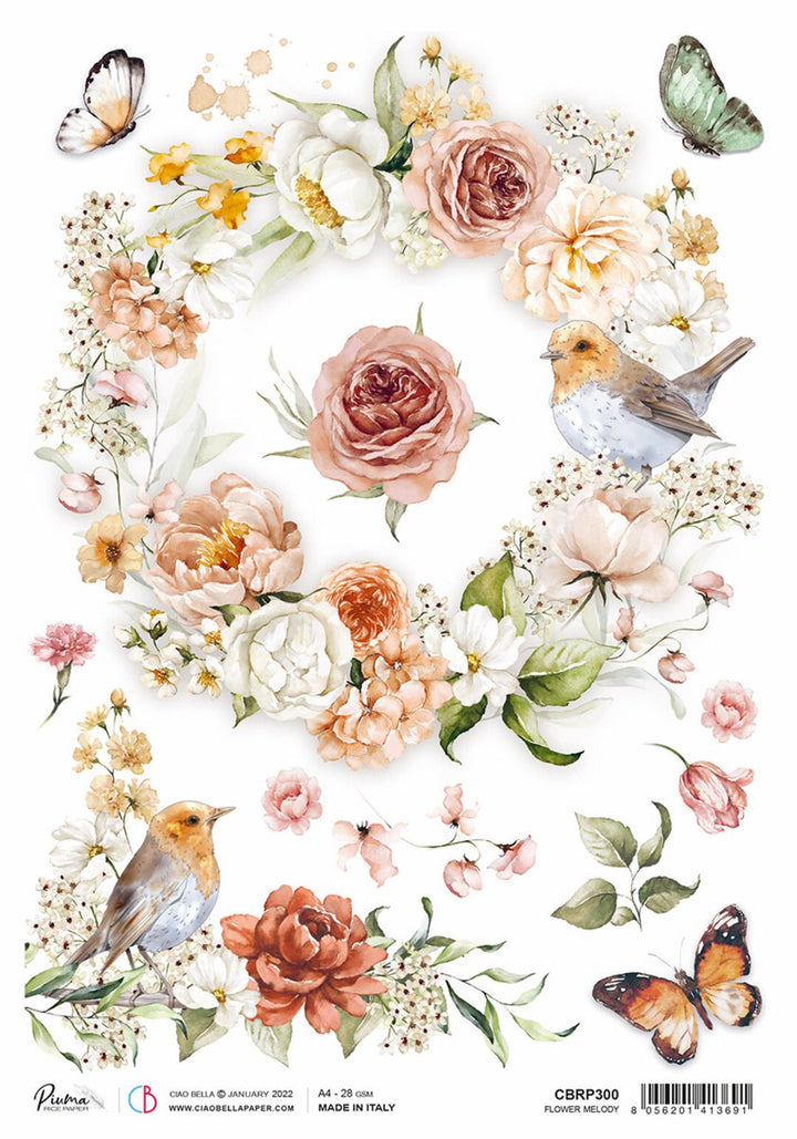 Assorted Rice Paper – Rustic Farmhouse Charm