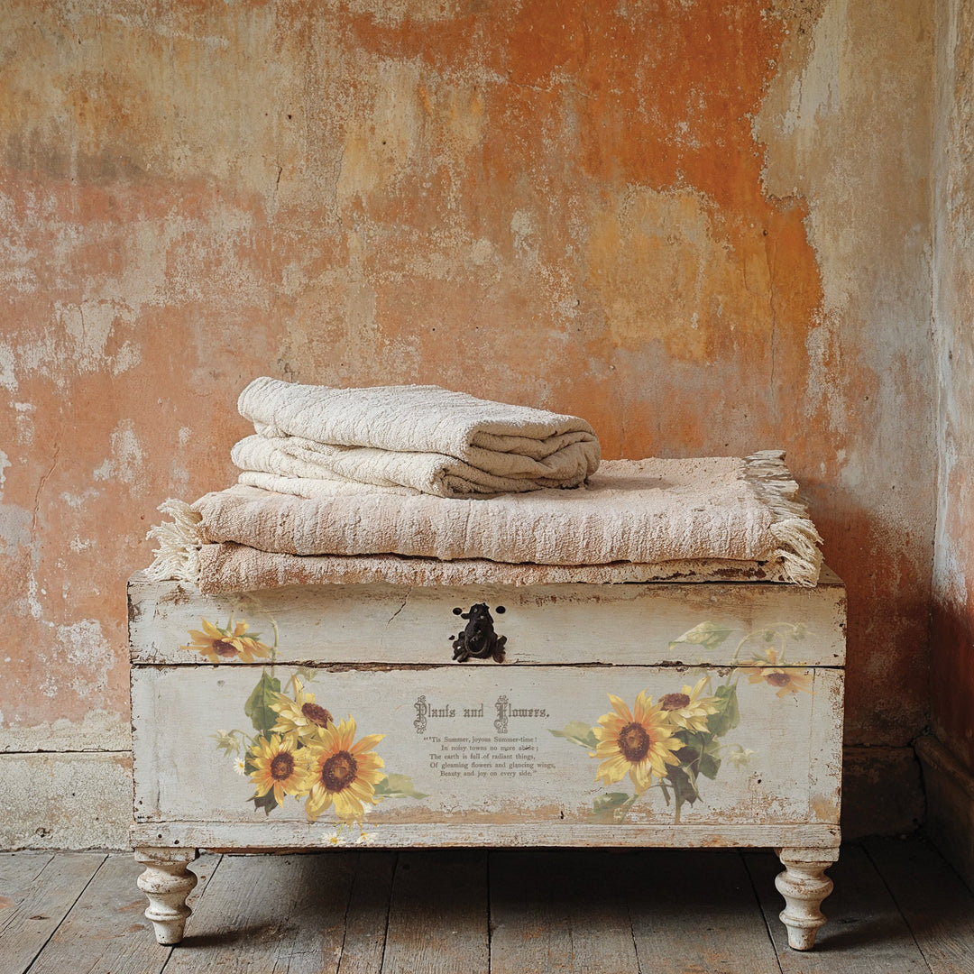 NEW! IOD Transfer Pad - FLOWERS BY THE POETS (set of eight 12"x16" sheets) - Rustic Farmhouse Charm