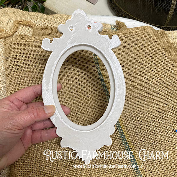 Old Worlde Ornate Frame - PRIMROSE CREST (11.5cm x 22.5cm)