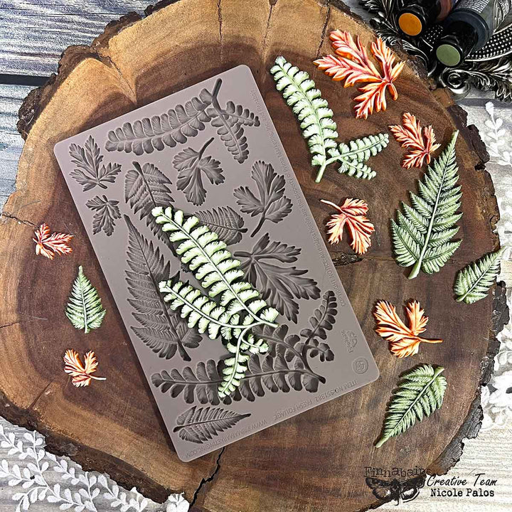 NEW! Finnabair Mould - FRESH FOLIAGE (5" x 8")
