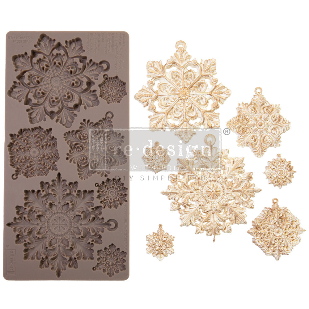 Redesign Mould - FROST SPARK - Rustic Farmhouse Charm