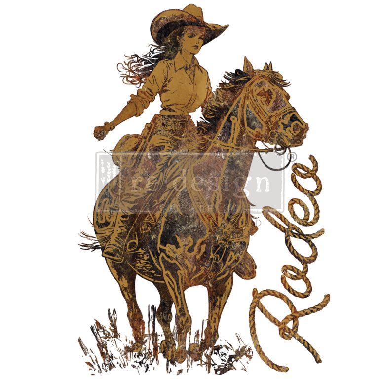 NEW! GALLOPING GRACE Redesign Transfer (60.96cm x 88.9cm) - Rustic Farmhouse Charm
