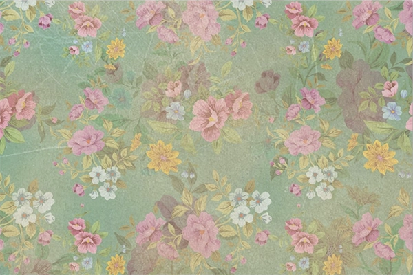 Decoupage Tissue Paper - Garden of Greens Pinks Yellows (50.8cm x 76.2cm) - Rustic Farmhouse Charm