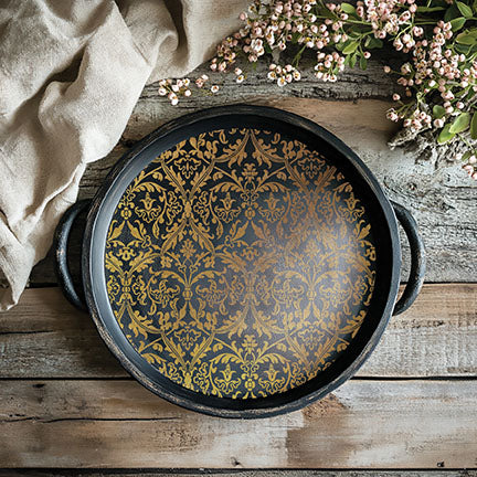 NEW! IOD Gold Gilded Transfer Pad - EMPORIUM (set of eight 12"x16" sheets)