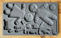 NEW! GINGER & SPICE Mould by IOD (6"x10", 15.24cm x 25.4cm)