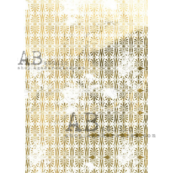 ABstudio Rice Paper Gold - 201 (A4) - Rustic Farmhouse Charm