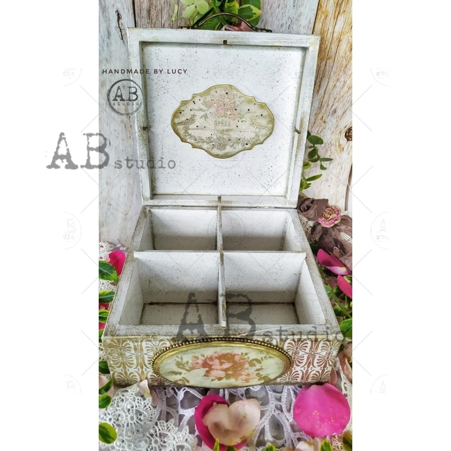 ABstudio Rice Paper Gold - 201 (A4) - Rustic Farmhouse Charm