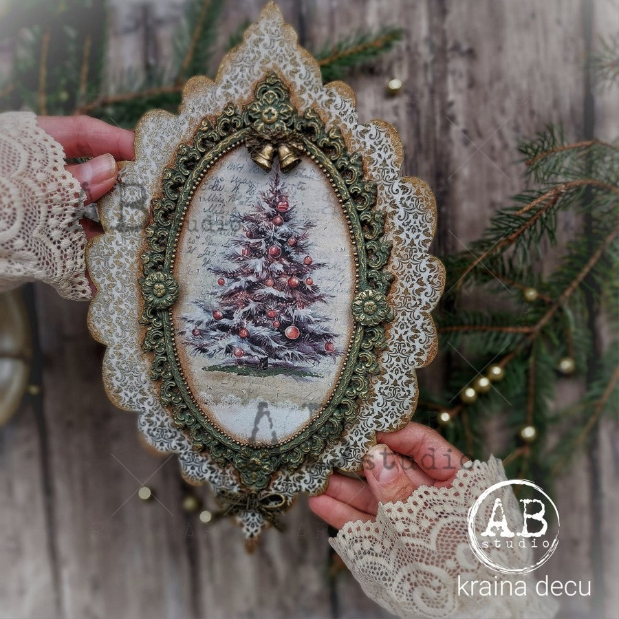 ABstudio Rice Paper Colour/Gold-Gilded - 1406 (A4)