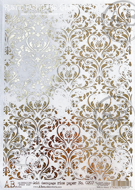 ABstudio Rice Paper Gold - 207 (A4)