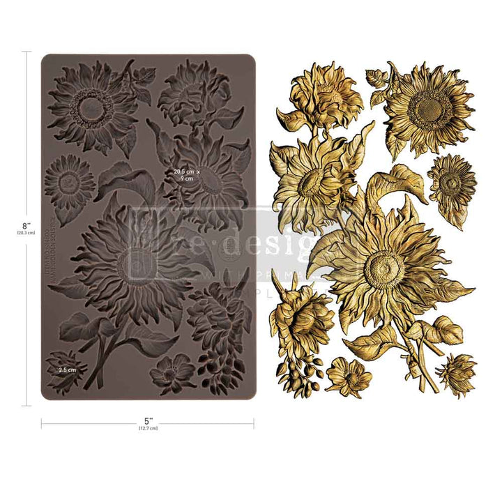 NEW! Redesign Mould - GOLDEN SOLSTICE (5" x 8")