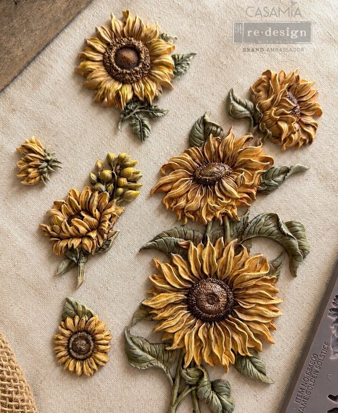 NEW! Redesign Mould - GOLDEN SOLSTICE (5" x 8")