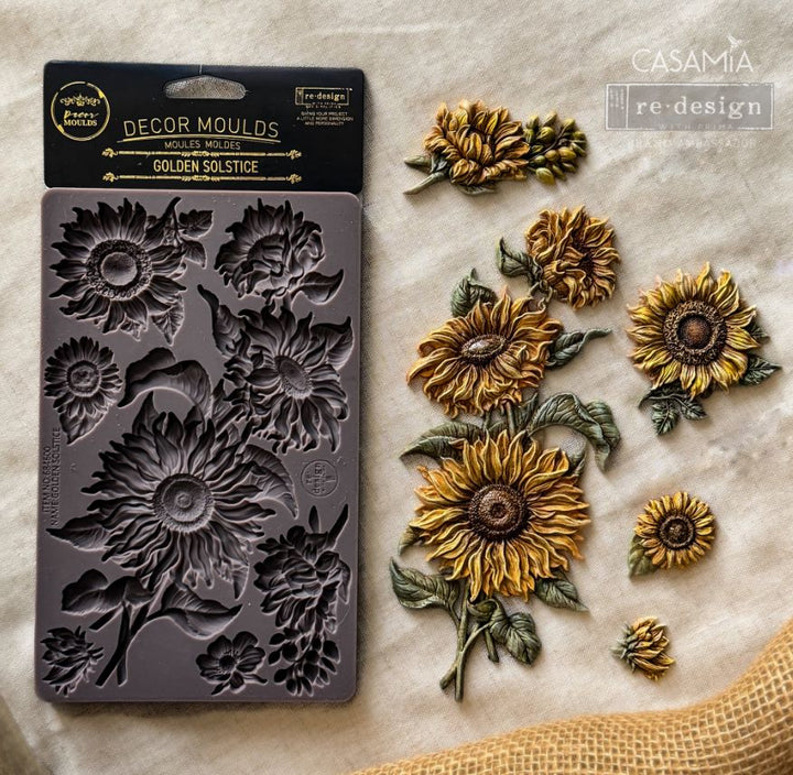NEW! Redesign Mould - GOLDEN SOLSTICE (5" x 8")