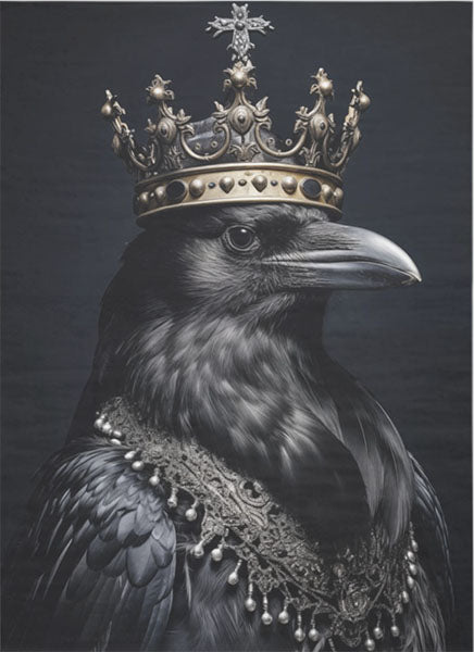 Decoupage Tissue Paper - Gothic Raven King - Rustic Farmhouse Charm