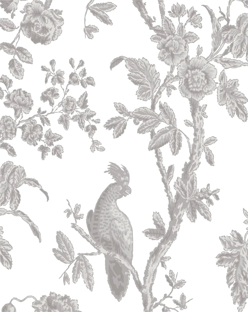 GRISAILLE TOILE Paint Inlay by IOD (set of eight 12"x16" sheets) - Rustic Farmhouse Charm