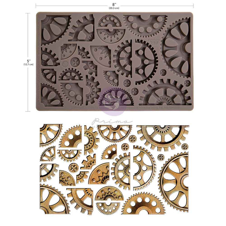 NEW! Finnabair Mould - HALVES & QUARTERS (5" x 8")