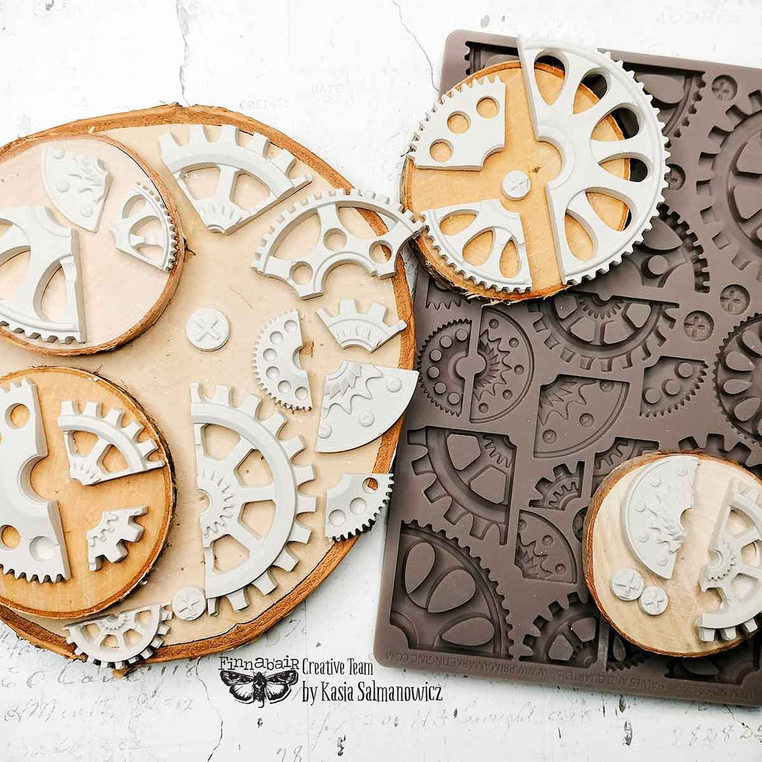 NEW! Finnabair Mould - HALVES & QUARTERS (5" x 8")