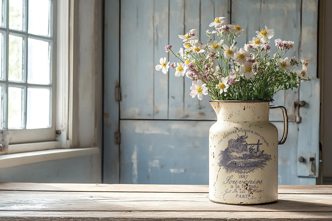 NEW! IOD Paint Inlay - HAMEAU DE LA REINE (set of eight 12"x16" sheets) - Rustic Farmhouse Charm